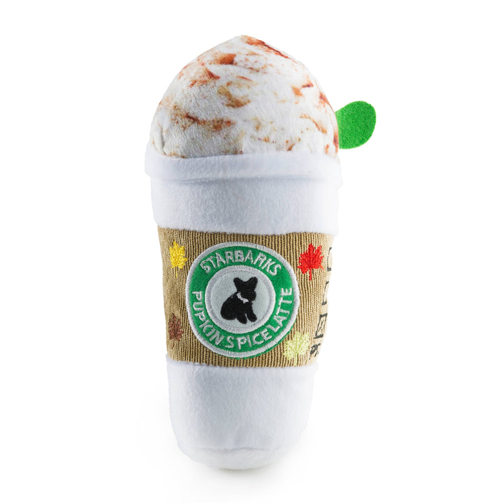 Starbarks Pupkin Spice Latte Squeaker Halloween Fall Dog Toy