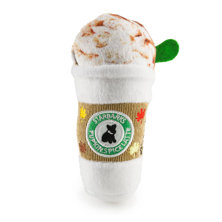 Starbarks Pupkin Spice Latte Squeaker Halloween Fall Dog Toy