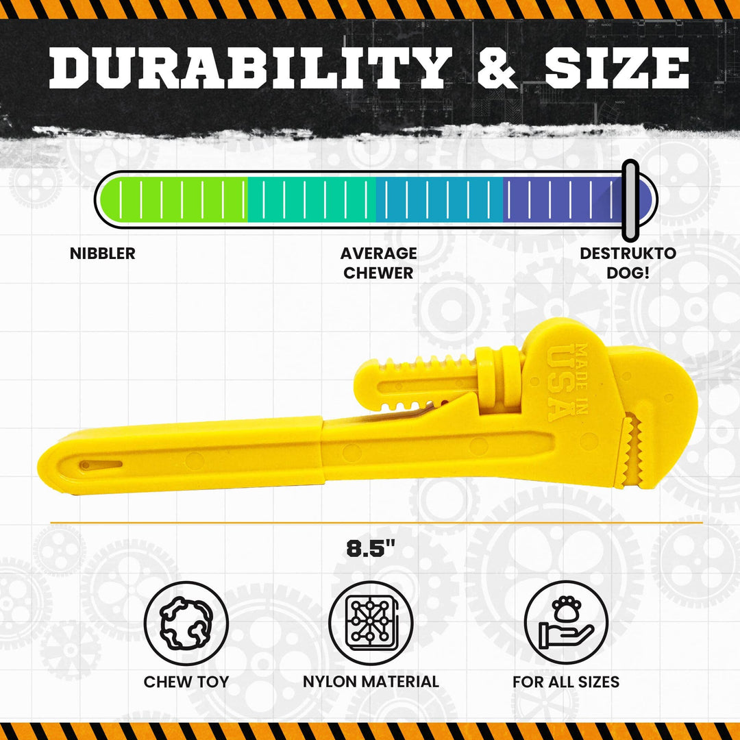 Nylon Pipe Wrench - Med/Large - Yellow