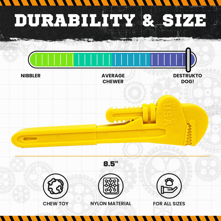Nylon Pipe Wrench - Med/Large - Yellow