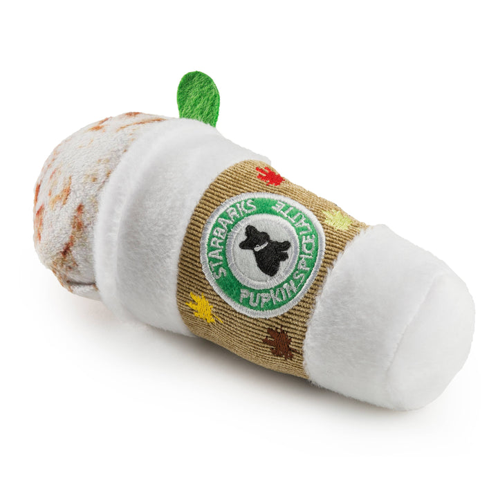 Starbarks Pupkin Spice Latte Squeaker Halloween Fall Dog Toy