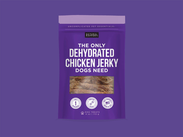 The Only Dehydrated Chicken Jerky Dogs Need