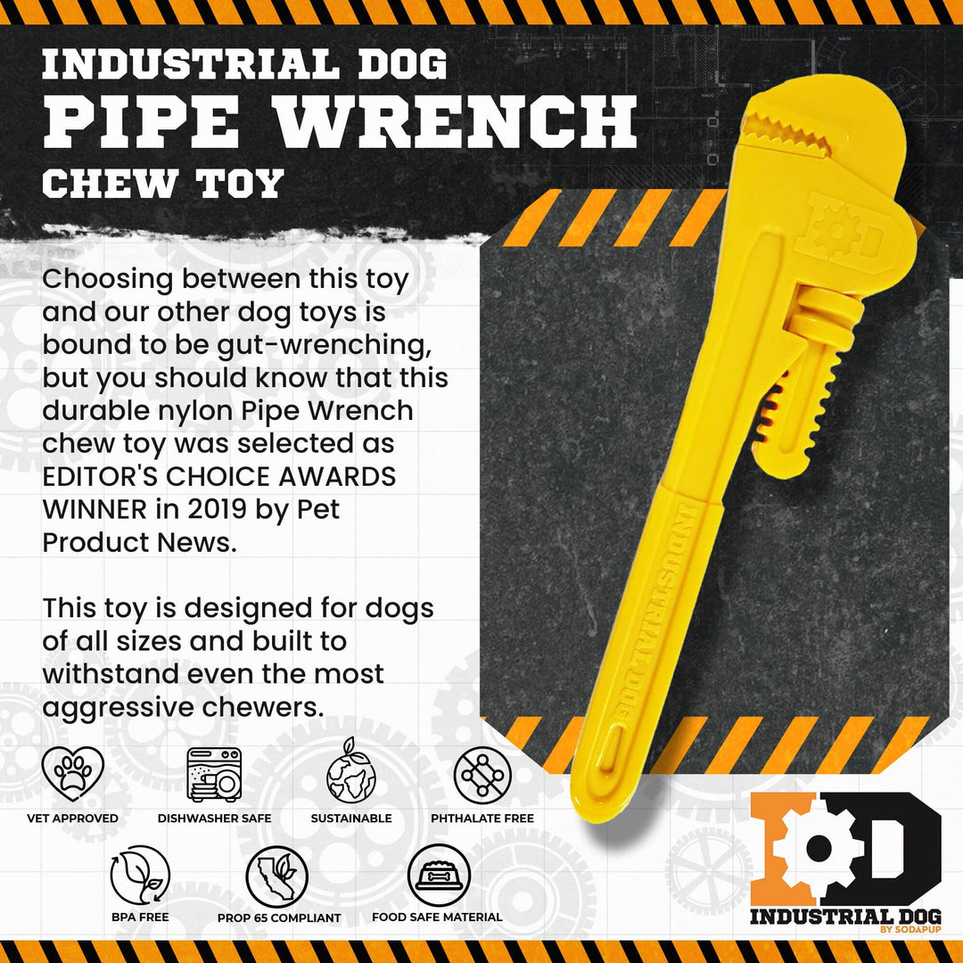 Nylon Pipe Wrench - Med/Large - Yellow