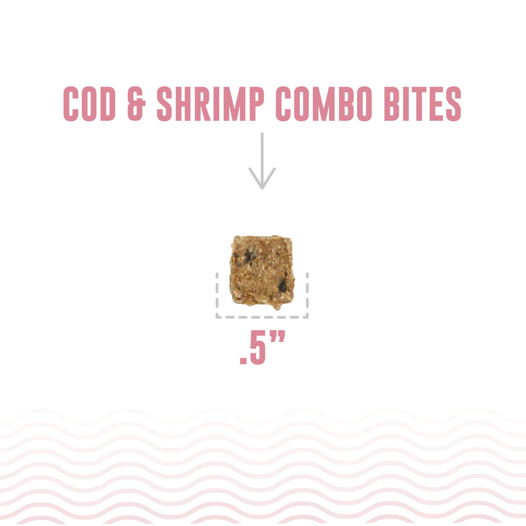 Icelandic+ Cod & Shrimp Combo Bites Fish Dog Treat 3.0-oz