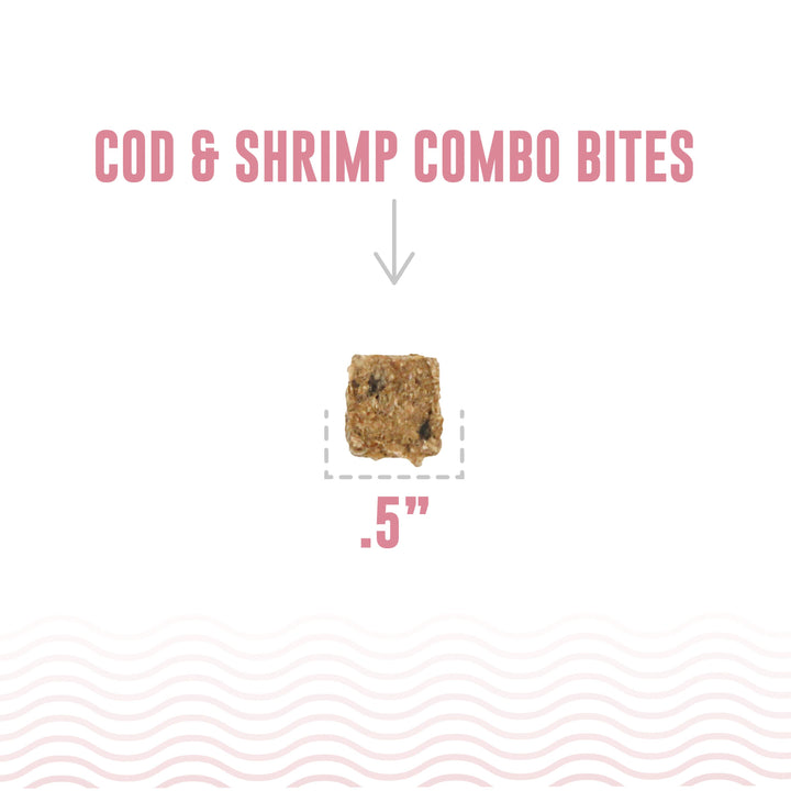 Icelandic+ Cod & Shrimp Combo Bites Fish Dog Treat 3.0-oz