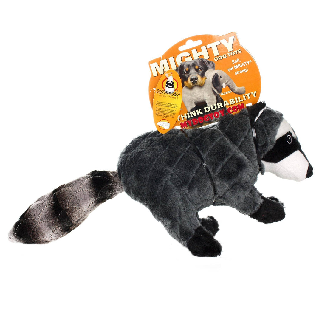 Mighty Nature Raccoon, Plush, Squeaky Dog Toy