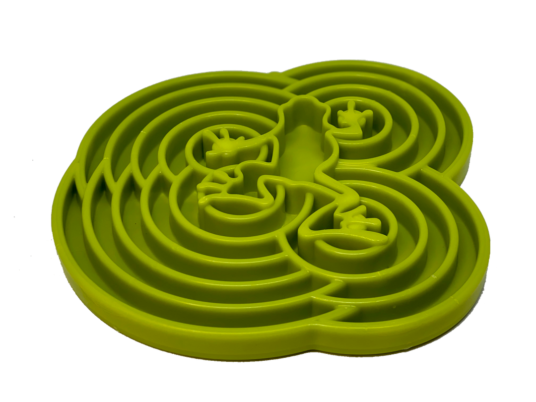 Water Frog Design eTray Enrichment Tray for Dogs - Green