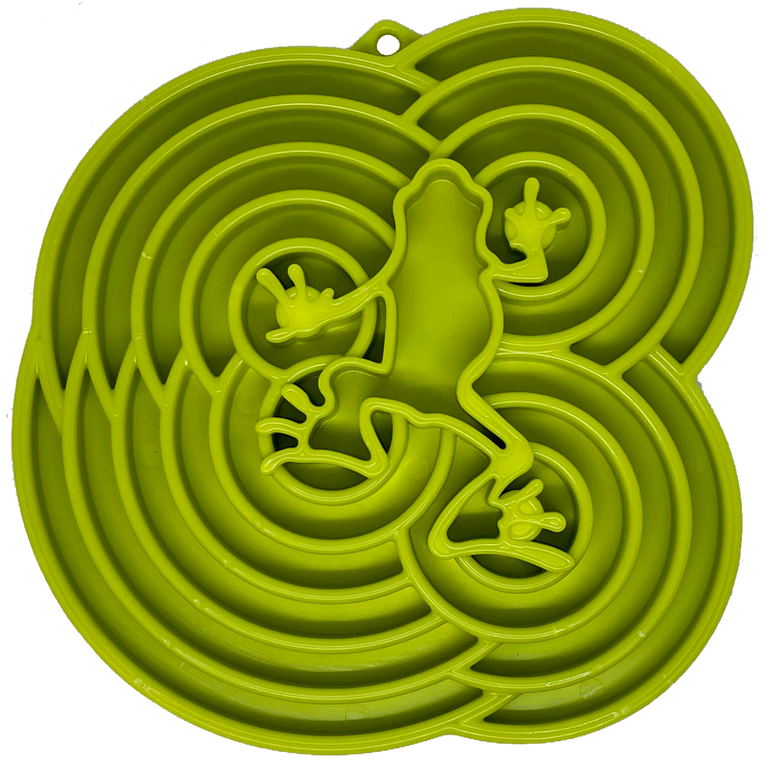 Water Frog Design eTray Enrichment Tray for Dogs - Green