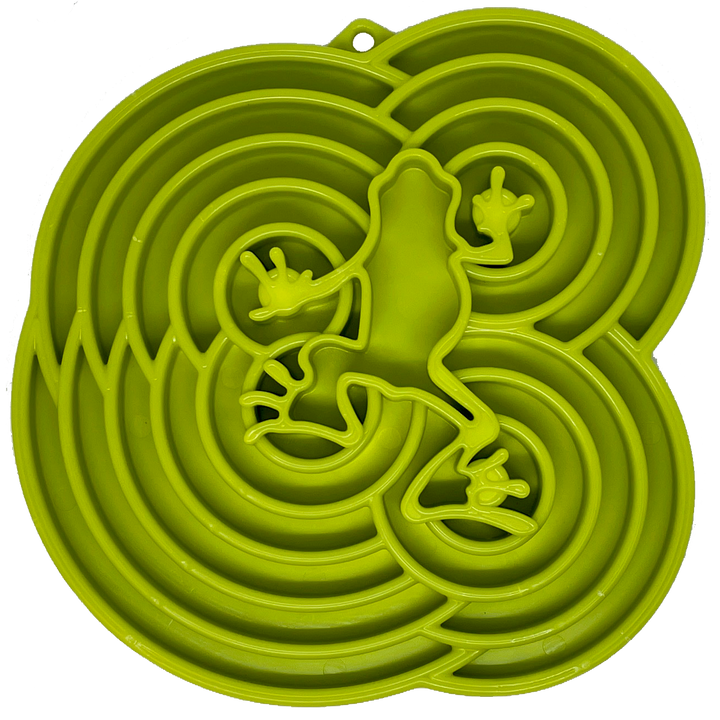 Water Frog Design eTray Enrichment Tray for Dogs - Green
