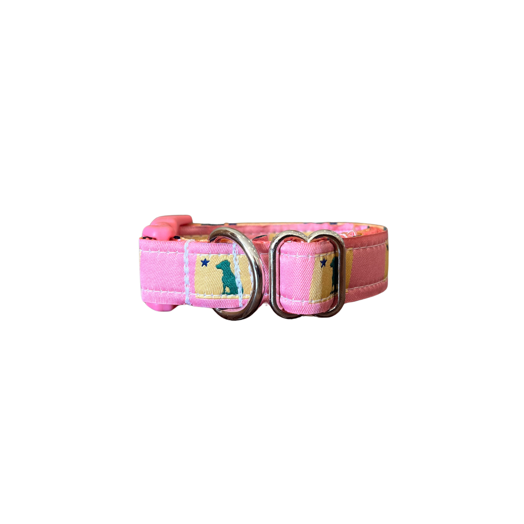 Dog 1901 Maine Flag Collar - Pink