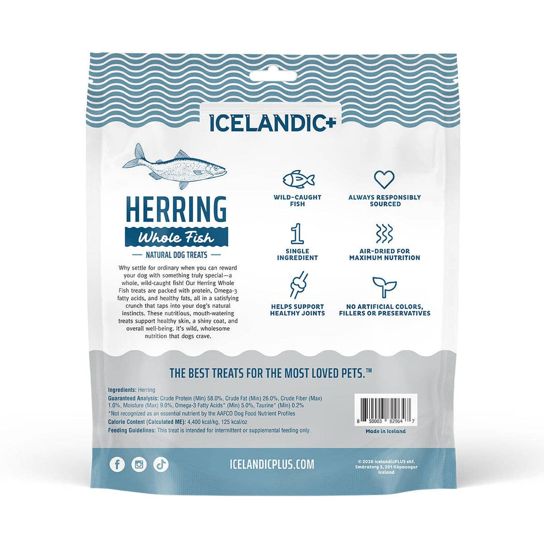 Icelandic+ Herring Whole Fish Dog Treats