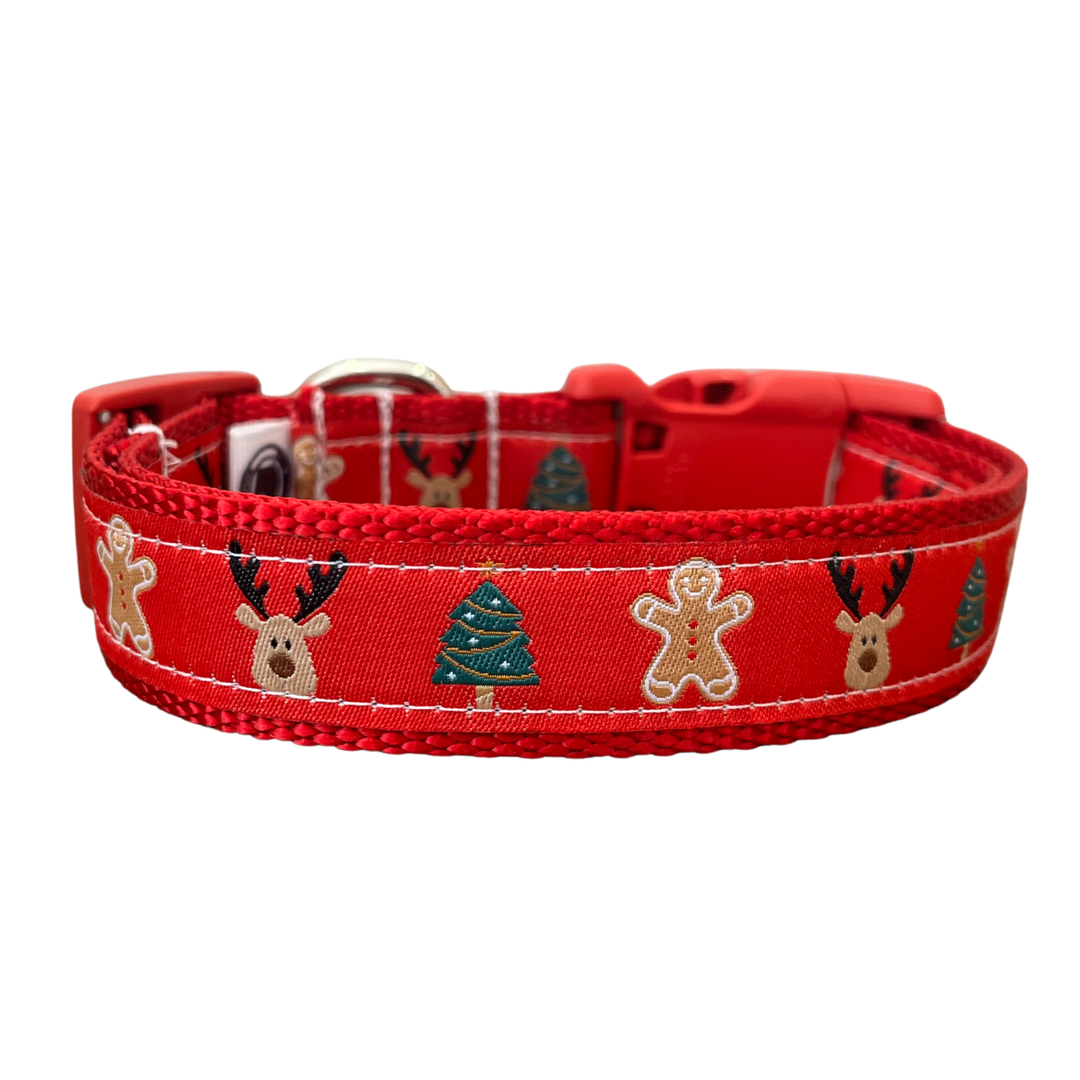 Reindeer, Christmas Tree, and Gingerbread Collar