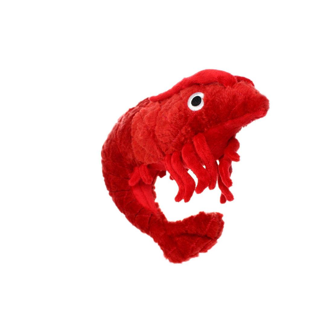 Mighty Ocean Prawn, Plush, Squeaky Dog Toy