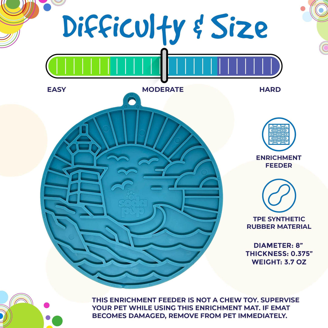 Lighthouse Enrichment Mat With Suction Cups