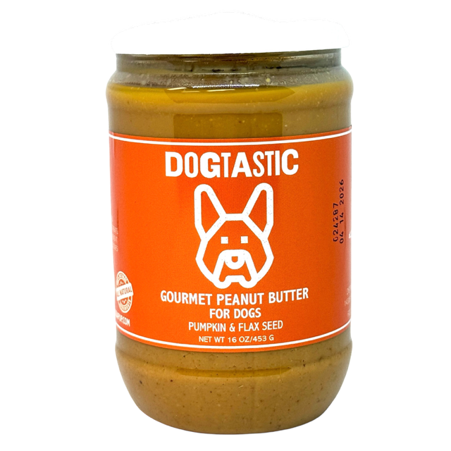 Dogtastic Gourmet Peanut Butter for Dogs - Pumpkin Flavor