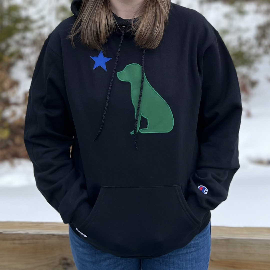 Dog 1901 Maine Flag Unisex Hoodie