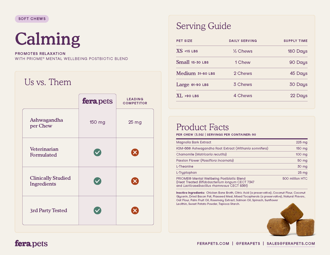 Calming Soft Chews for Dogs