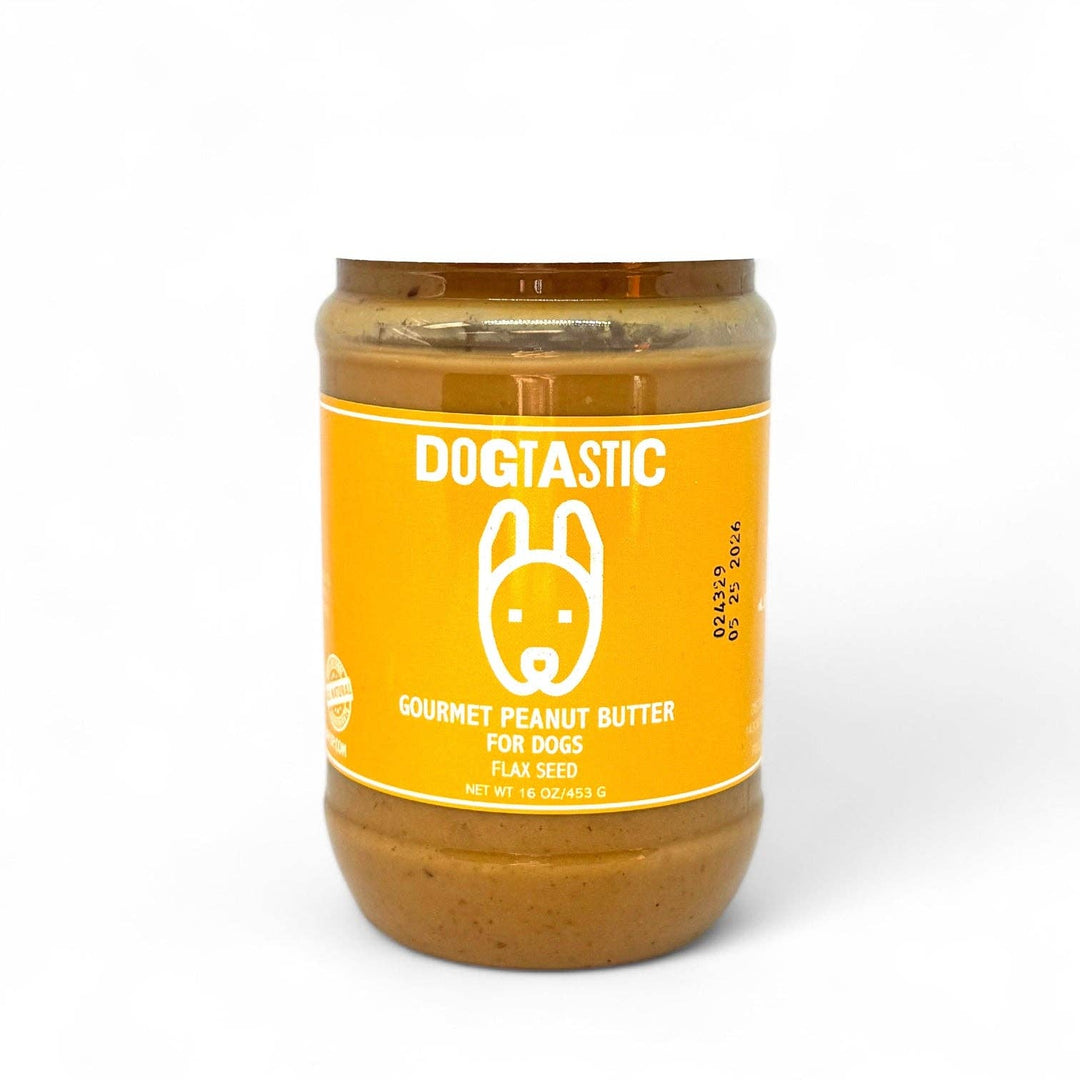 Dogtastic Gourmet Peanut Butter for Dogs - Flax Seed