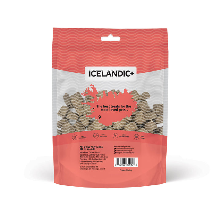 Icelandic+ Cod & Salmon Combo Bites Fish Dog Treat 3.0-oz