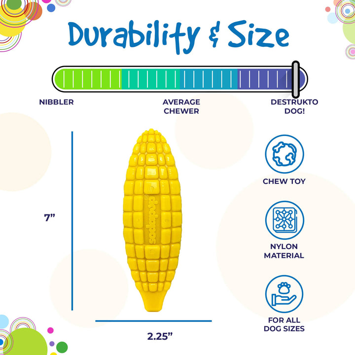 Corn on the Cob Chew Toy - Medium/Large