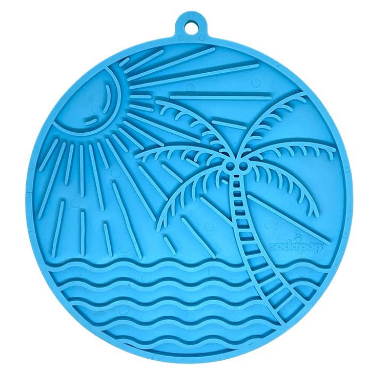 Sun n' Sea Enrichment Lick Mat With Suction Cups