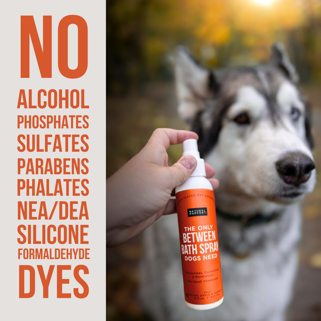 The Only Between Bath Spray Dogs Need - Apple & Pumpkin