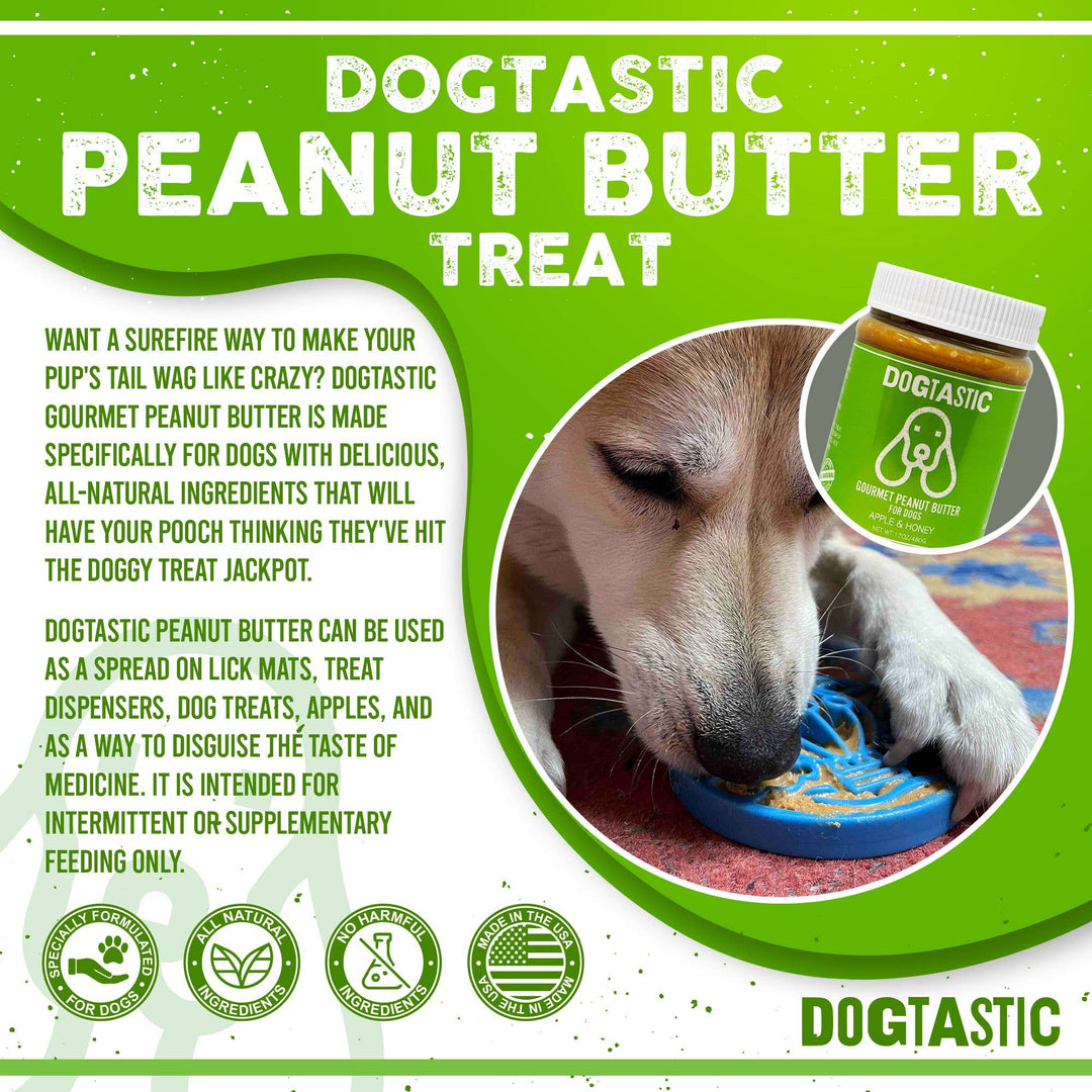Dogtastic Gourmet Peanut Butter for Dogs - Pumpkin Flavor