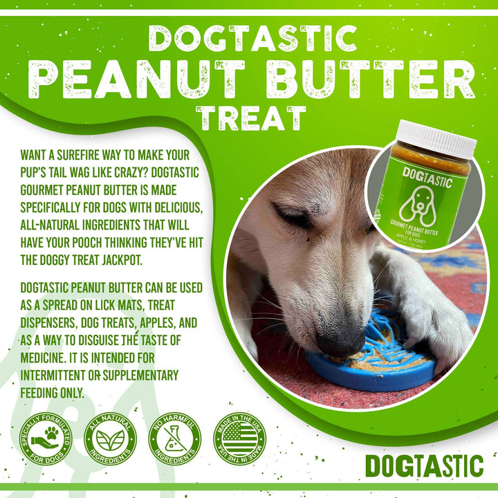 Dogtastic Gourmet Peanut Butter for Dogs - Pumpkin Flavor