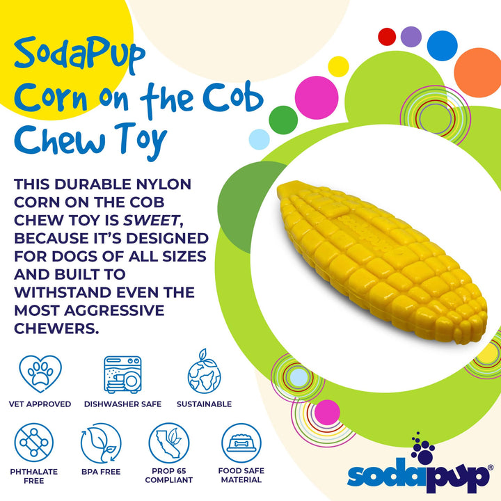 Corn on the Cob Chew Toy - Medium/Large
