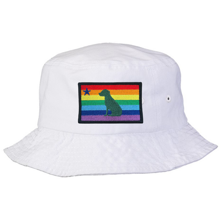 Rainbow Dog 1901 Maine Flag Bucket Hat
