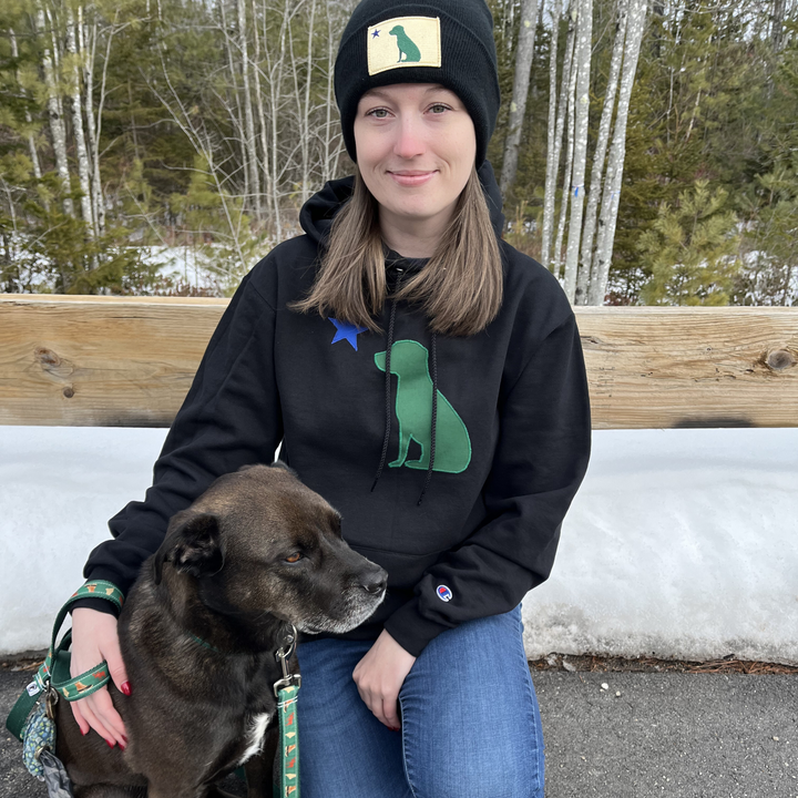 Dog 1901 Maine Flag Unisex Hoodie