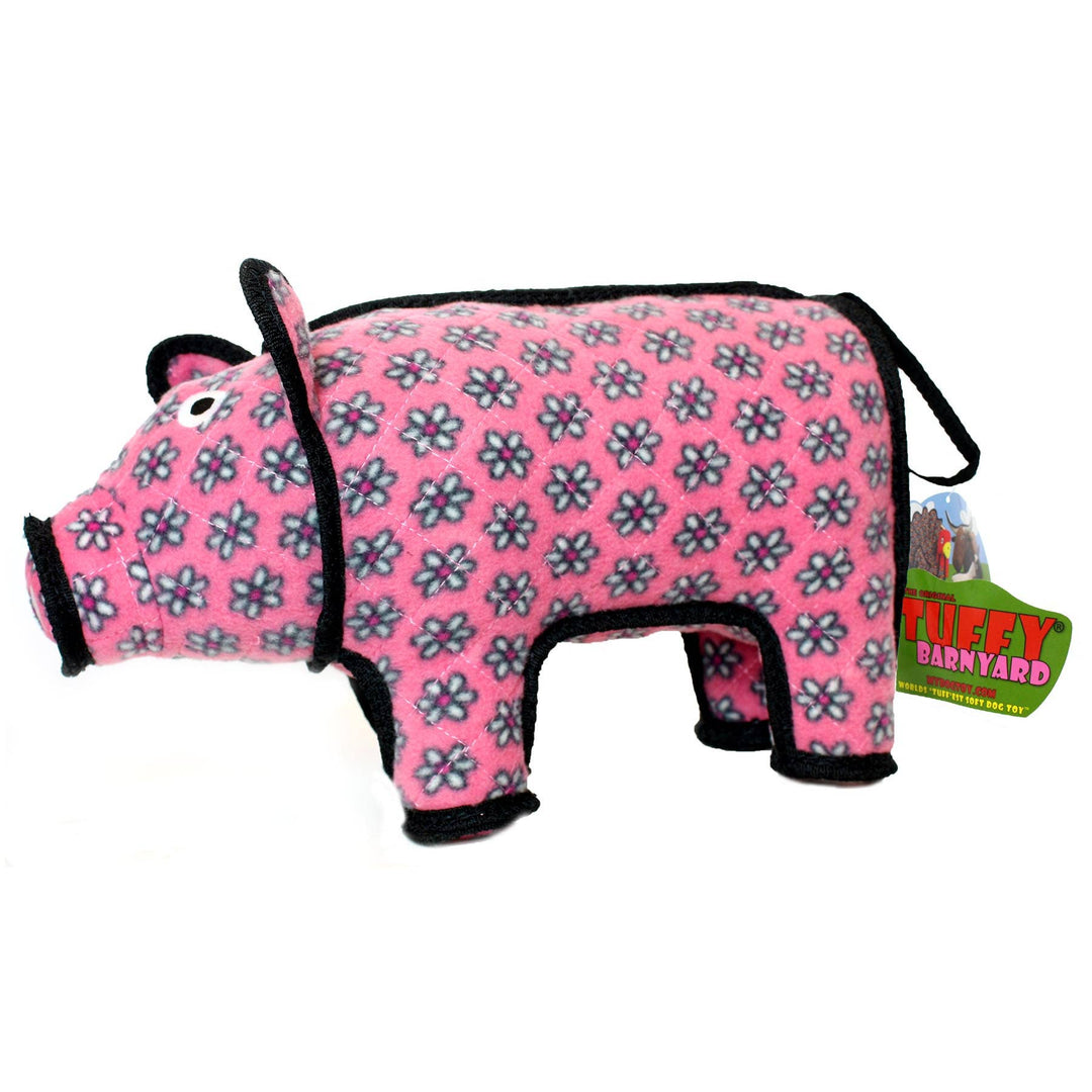 Tuffy Barnyard Pig Dog Toy