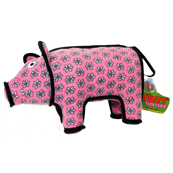 Tuffy Barnyard Pig Dog Toy