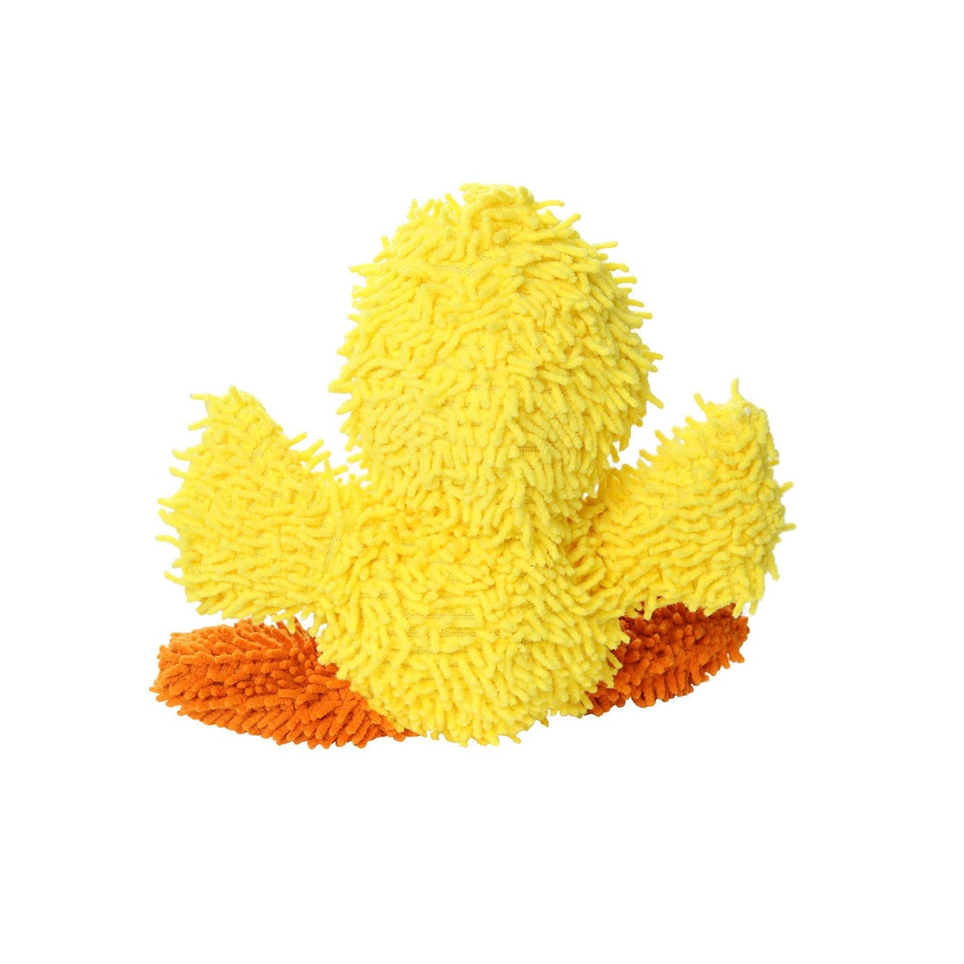 Mighty Microfiber Ball Med Duck, Durable, Squeaky Dog Toy
