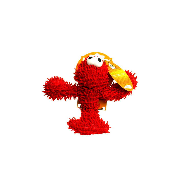Mighty Jr Microfiber Ball Lobster, Durable, Squeaky Dog Toy