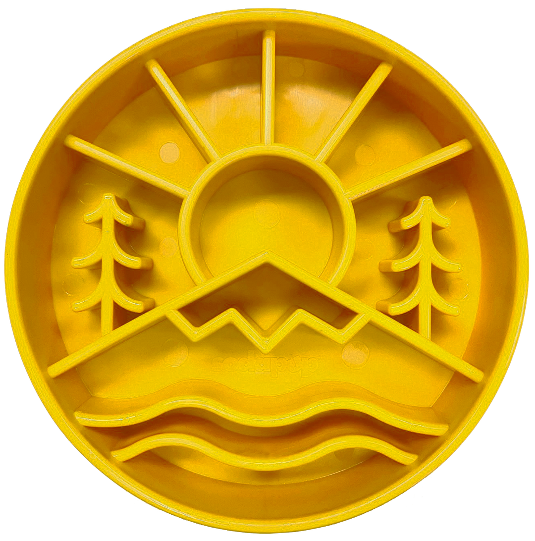 Great Outdoors Design eBowl Enrichment Slow Feeder Bowl for