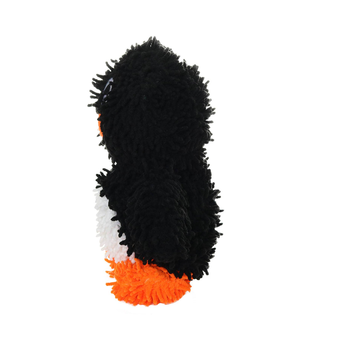 Mighty Microfiber Ball Med Black Penguin, Squeaky Dog Toy