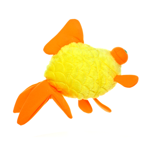 Mighty Massive Ocean Goldfish Plush Dog Toy