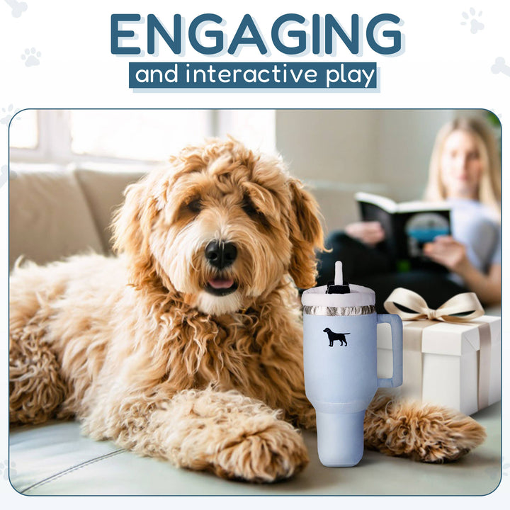 PUPROAR Tumbler Plush Squeaker Dog Toy