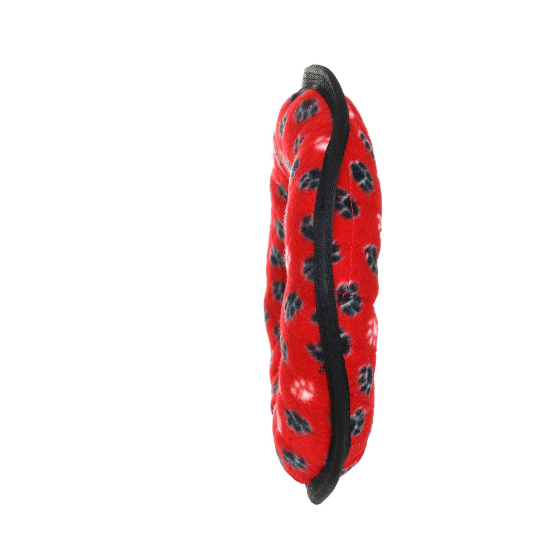Tuffy Ultimate Ring - Red Paw, Squeaky Dog Toy