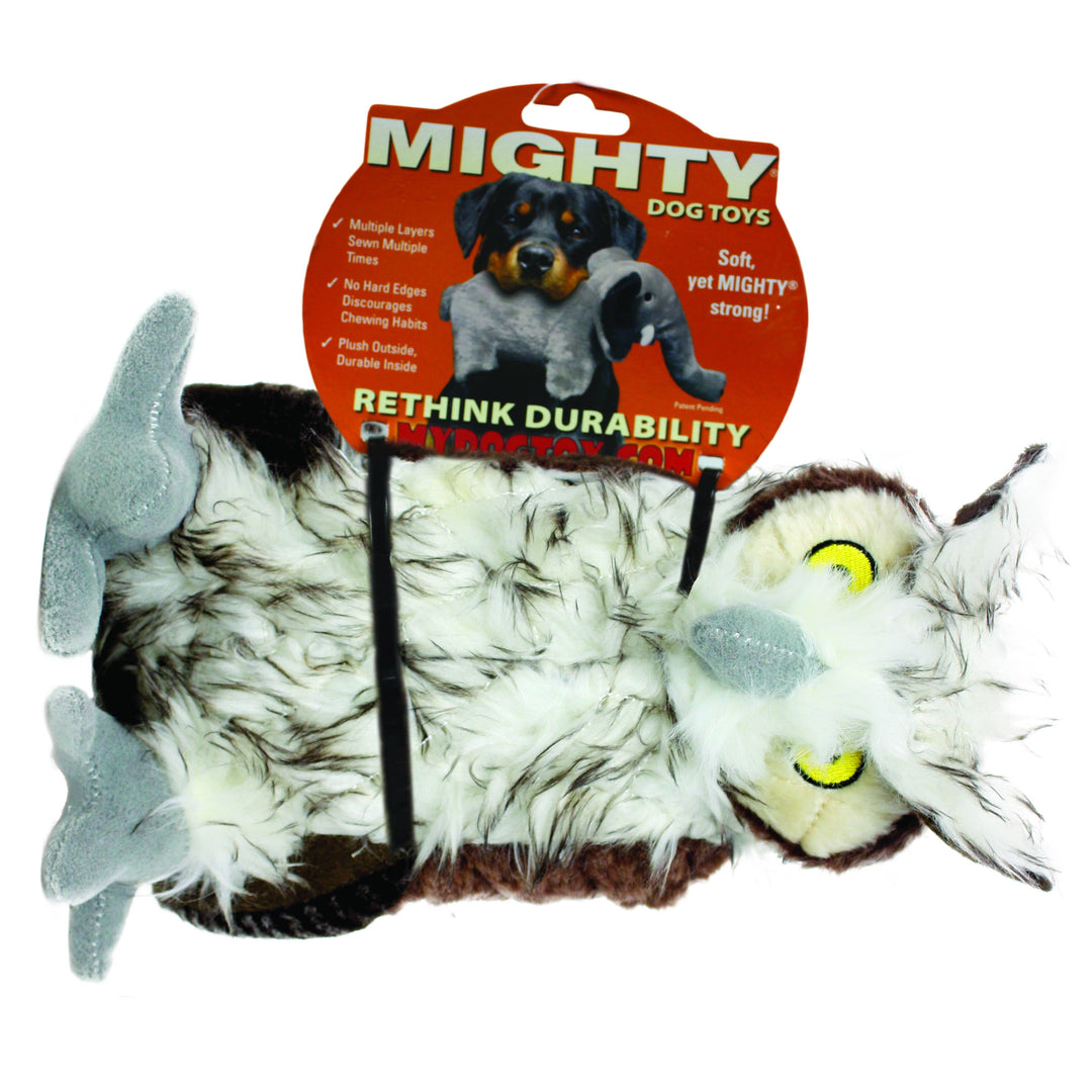 Mighty Nature Owl, Plush, Squeaky Dog Toy