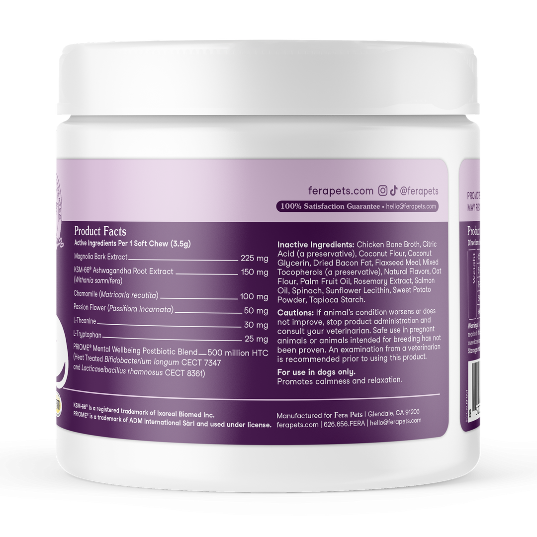 Calming Soft Chews for Dogs