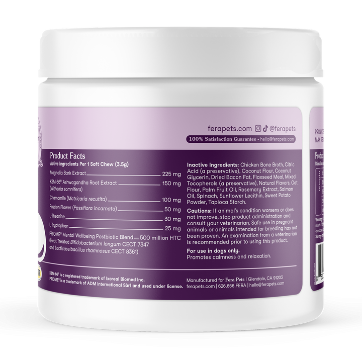 Calming Soft Chews for Dogs