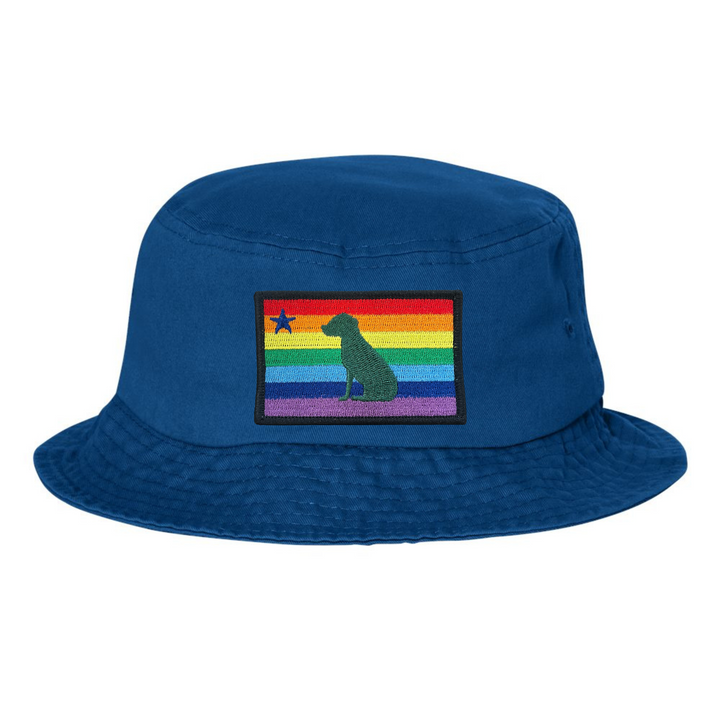 Rainbow Dog 1901 Maine Flag Bucket Hat