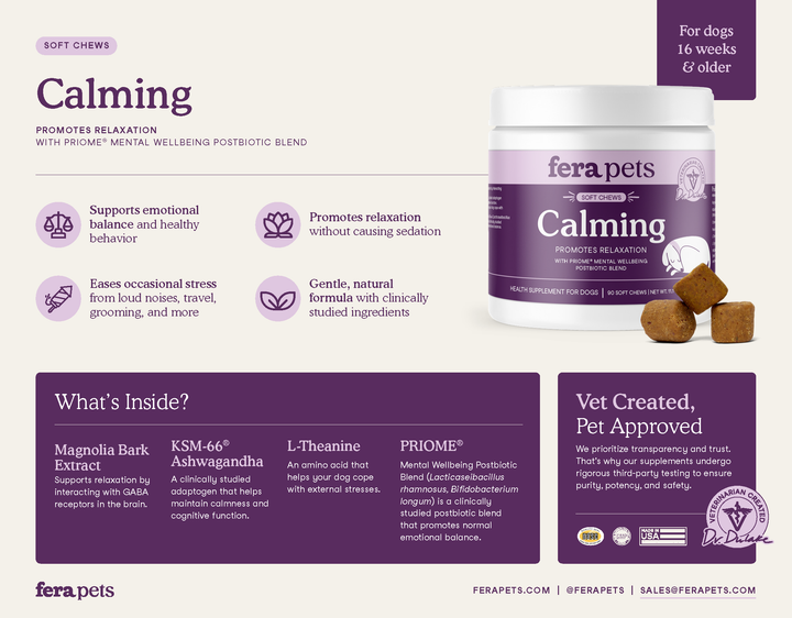 Calming Soft Chews for Dogs