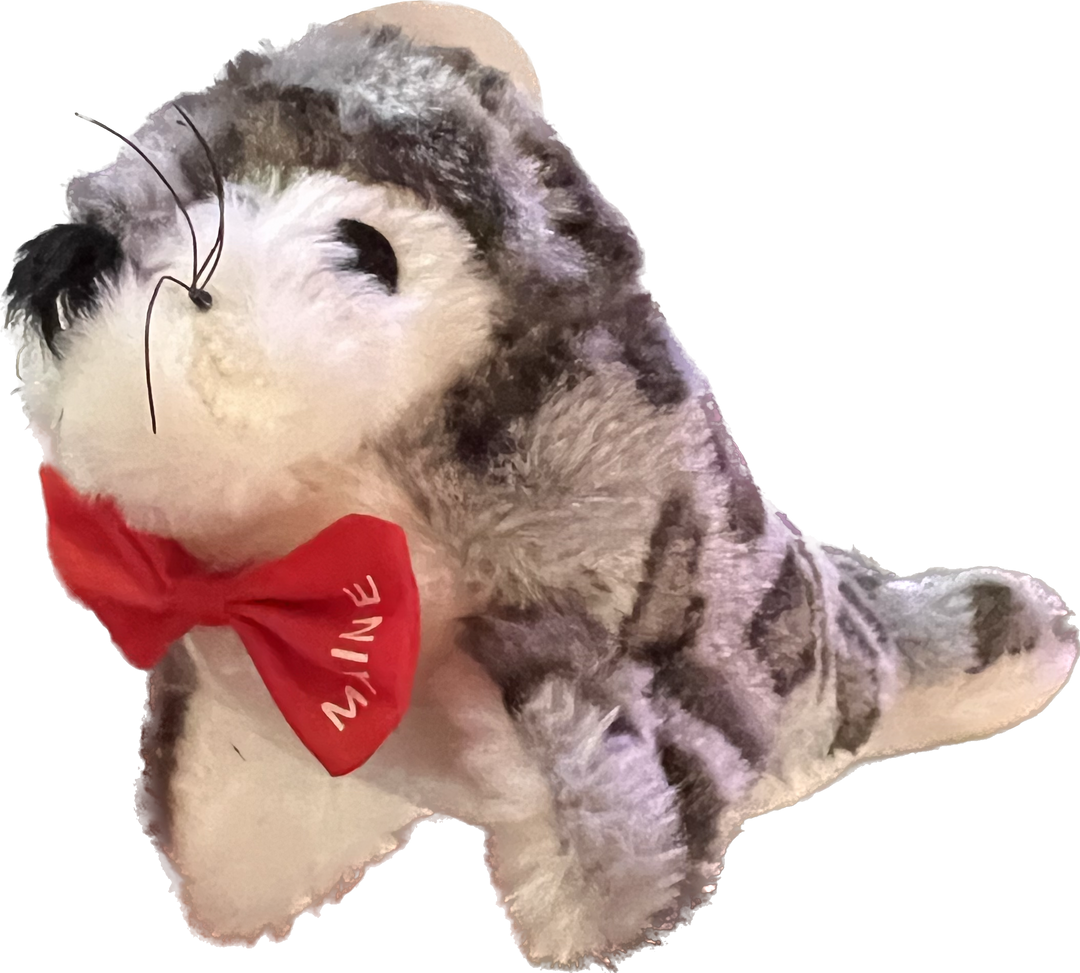 MAINE Plush Squeaky Seal Dog Toy