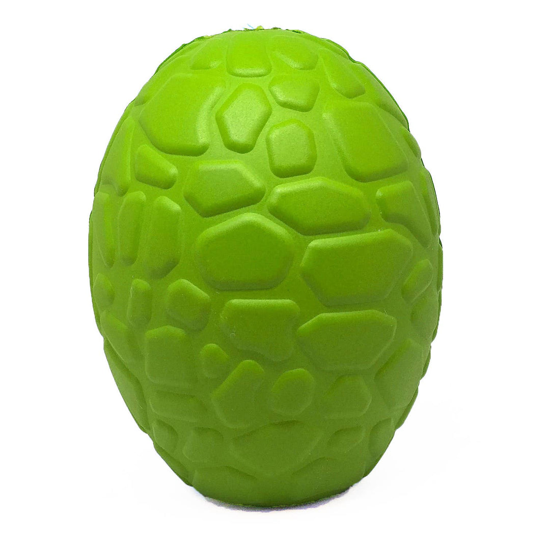 Green Dinosaur Egg Rubber Chew Toy - L