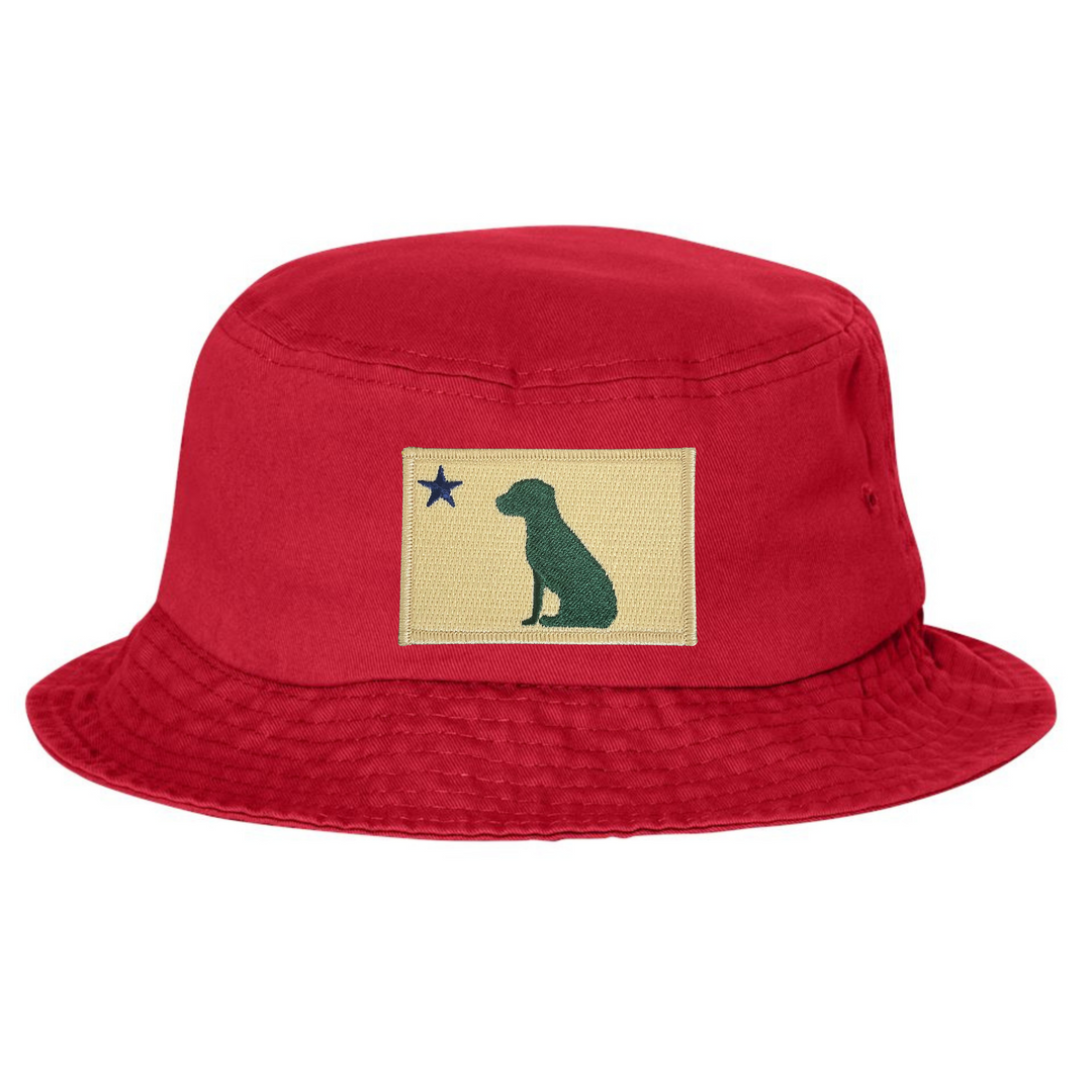 Dog 1901 Maine Flag Bucket Hat