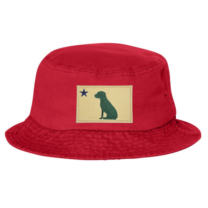 Dog 1901 Maine Flag Bucket Hat