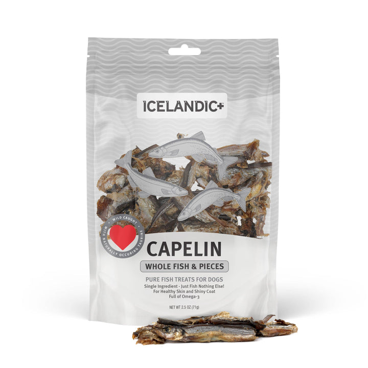 Capelin Whole Fish & Pieces Dog Treats